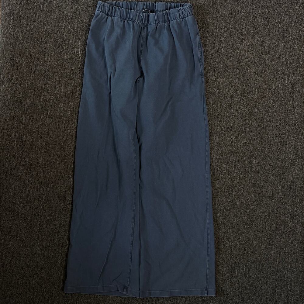 Vintage Y2k Brandy Melville Wide Leg Baggy Navy Casual Sweatpants Women's M